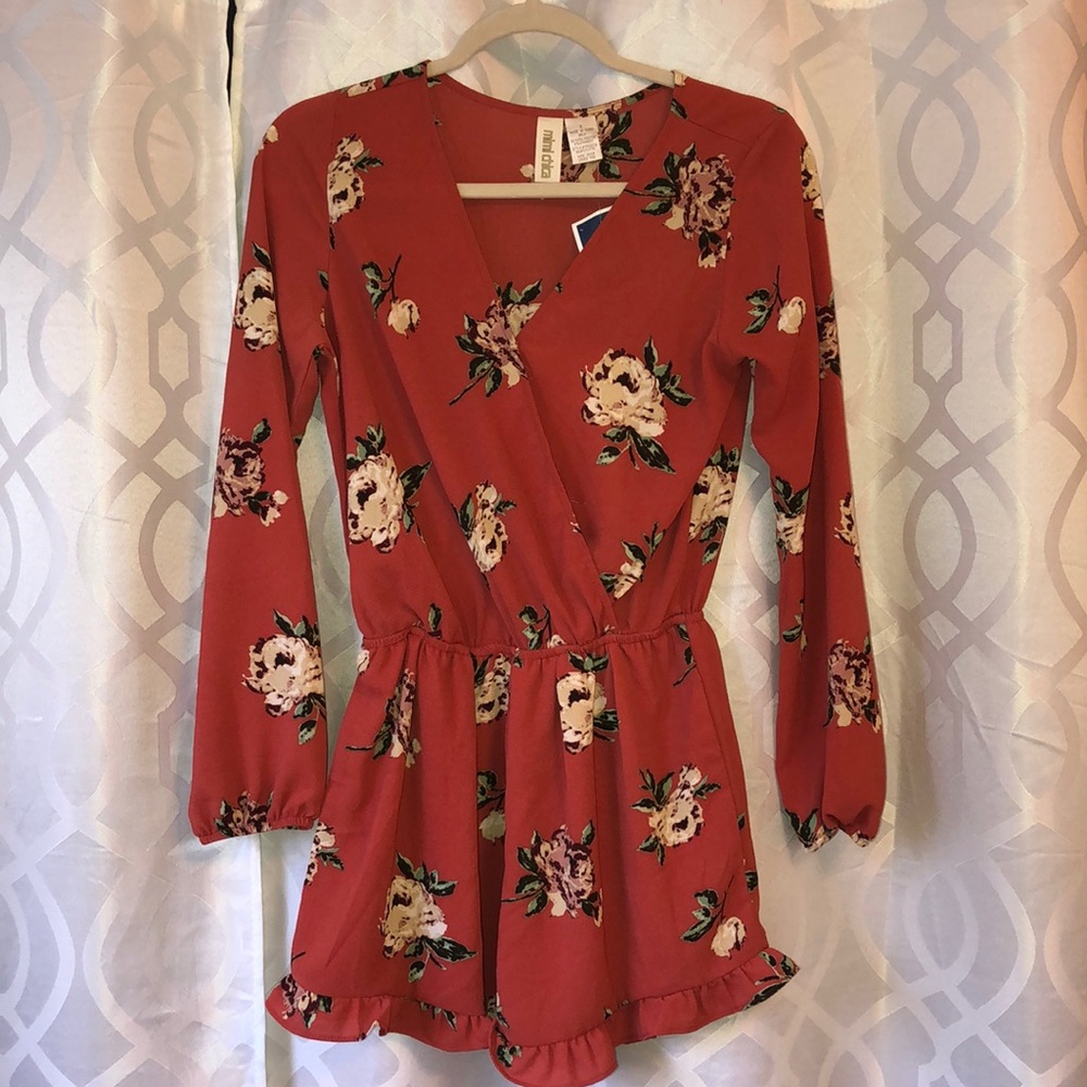 NWT floral romper